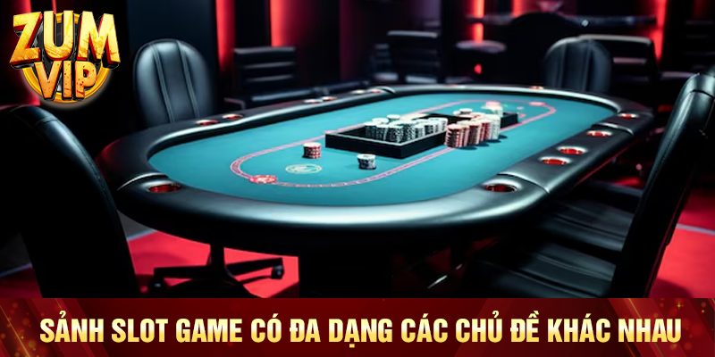 Sảnh slot game có đa dạng các chủ đề khác nhau