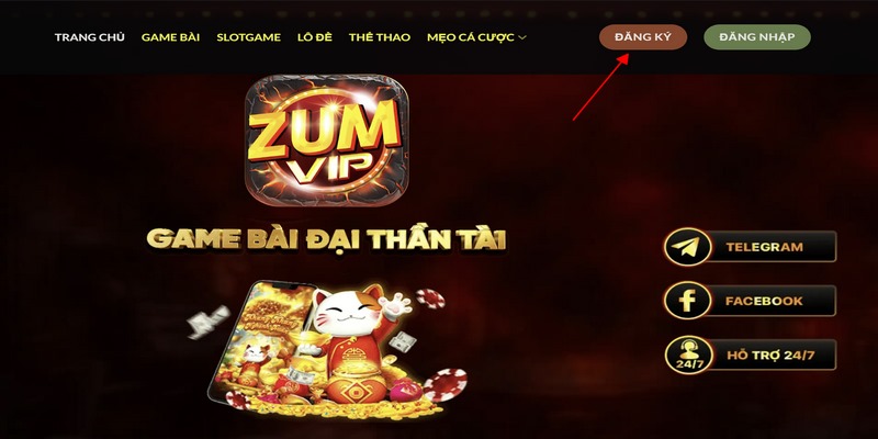 Hướng dẫn đăng ký tài khoản Zumvip chính thức