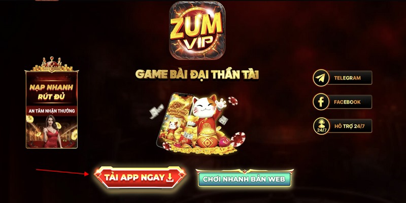 Hướng dẫn tải app Zumvip với thiết bị hệ Android